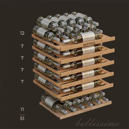 Винный шкаф MV52PRO-KBB1 встраиваемый в колонну